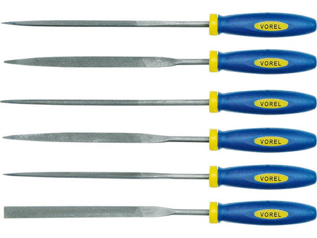 SET 6 PILE VOREL 25351 PENTRU METAL 140MM VOREL - scule electrice si unelte profesionale - BricoMart