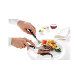 Set 6 x furculite, ideale pt friptura, lama inox, maner plastic, lungime 20 cm, Hendi Kitchen Line