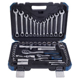 Set 61chei tubulare si chei combinate HYUNDAI HY - 59656 HYUNDAI - scule electrice si unelte profesionale - BricoMart