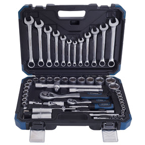 Set 61chei tubulare si chei combinate HYUNDAI HY - 59656 HYUNDAI - scule electrice si unelte profesionale - BricoMart
