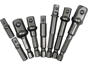 SET 8 ADAPTOARE YATO YT-04639 CU PRINDERE HEXAGONALA 1/4, 3/8, 1/2 YATO - scule electrice si unelte profesionale - BricoMart