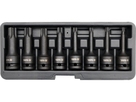 SET 8 CHEI YATO YT-1065 TUBULARE DE IMPACT, TORX 1/2 YATO - scule electrice si unelte profesionale - BricoMart
