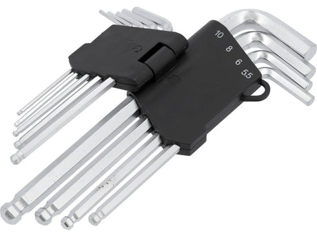 SET 9 CHEI VOREL 56477 HEXAGONALE, 2-10MM, CR-V VOREL - scule electrice si unelte profesionale - BricoMart
