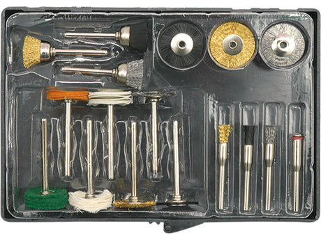 SET ACCESORII ABRAZIVE, VOREL 25411 17 PIESE, PENTRU 79315 VOREL - scule electrice si unelte profesionale - BricoMart