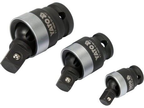 SET ADAPTOARE CARDANICE DE IMPACT 1/4"; 3/8"; 1/2" Yato YT - 10642 - 34.5 mm, 17 mm, 8.3 mm, 48 mm Yato - scule electrice si unelte profesionale - BricoMart
