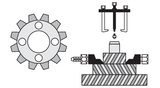SET ANGRENAJ PENTRU YATO YT-0641 EXTRAS YATO - scule electrice si unelte profesionale - BricoMart