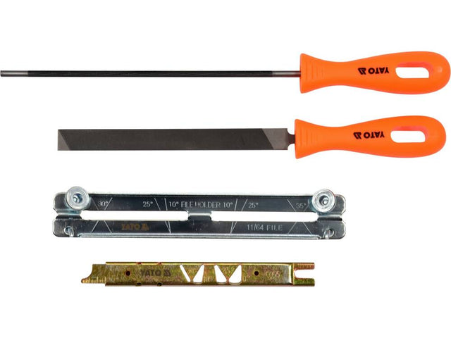 SET ASCUTIT LANT YATO YT-85041 DRUJBA 4.5MM, 4 PIESE YATO - scule electrice si unelte profesionale - BricoMart
