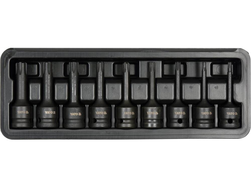 SET BITI IMPACT YATO YT-10681 RIBE, 9 BUC YATO - scule electrice si unelte profesionale - BricoMart