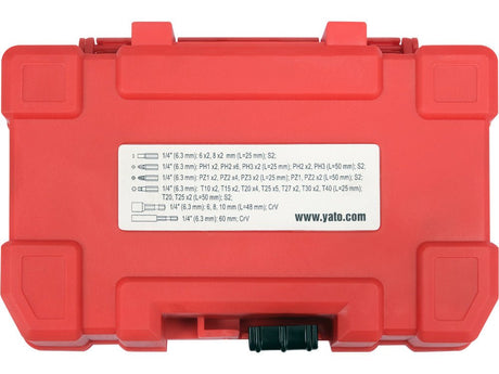 Set biti YATO YT - 04617 54 buc , oțel , hexagonal 1/4" YATO - scule electrice si unelte profesionale - BricoMart