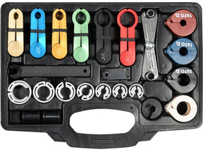 SET BLOCARE CONDUCTE YATO YT-06301 AER CONDITIONAT SI COMBUSTIBIL, 23 PIESE YATO - scule electrice si unelte profesionale - BricoMart