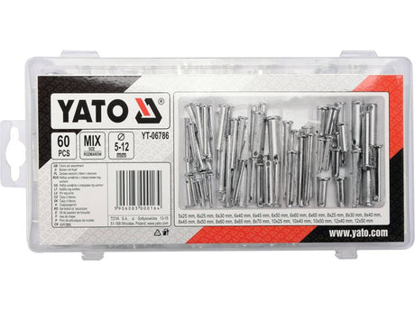 SET BOLTURI PENTRU YATO YT-06786 SECURIZARE, 60 BUC YATO - scule electrice si unelte profesionale - BricoMart