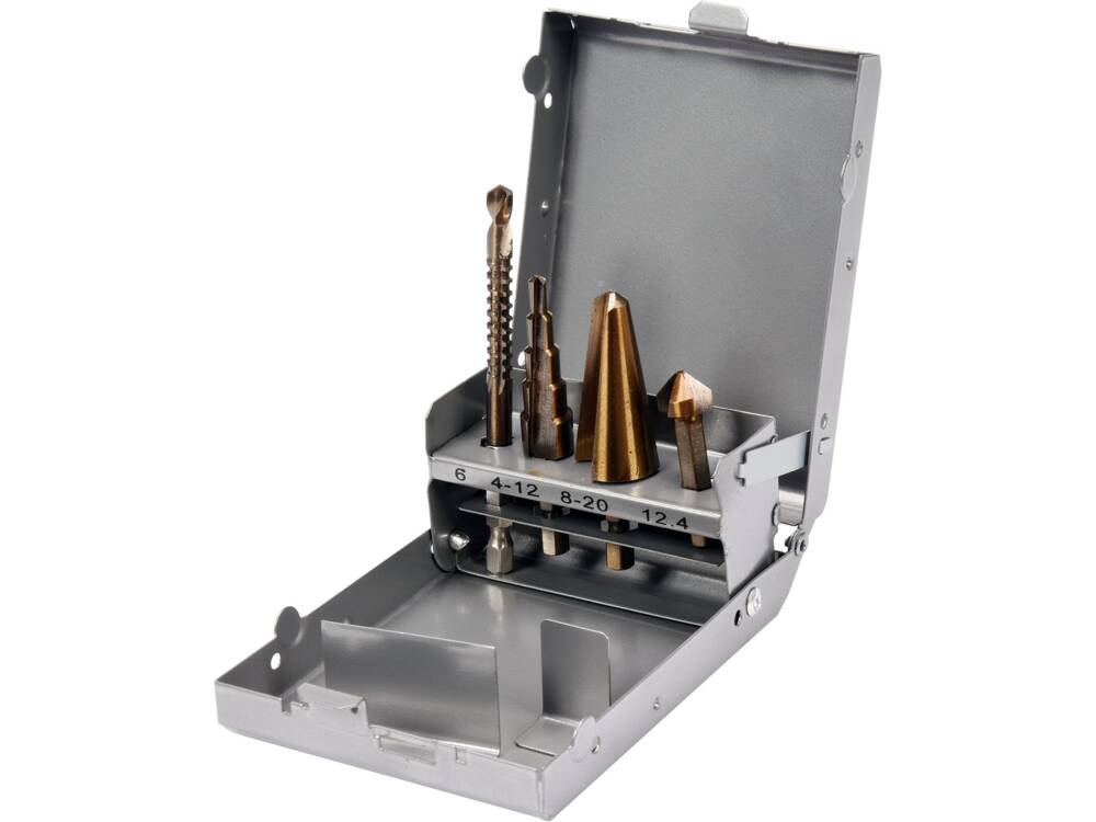 SET BURGHIE IN YATO YT-44705 TREPTE, 4 BUC YATO - scule electrice si unelte profesionale - BricoMart