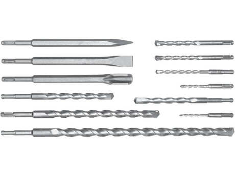 SET BURGHIE SI VOREL 23585 DALTI SDS PLUS, 12 BUC VOREL - scule electrice si unelte profesionale - BricoMart