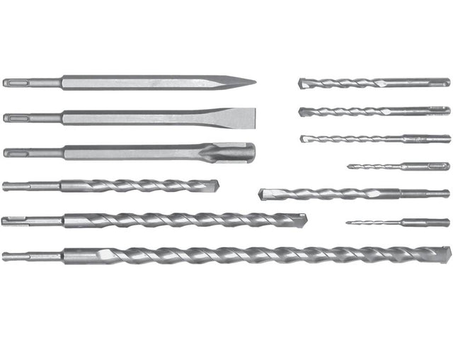 SET BURGHIE SI VOREL 23585 DALTI SDS PLUS, 12 BUC VOREL - scule electrice si unelte profesionale - BricoMart