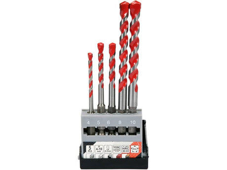 SET BURGHIE UNIVERSALE, YATO YT-44789 4-10MM, 5 BUC YATO - scule electrice si unelte profesionale - BricoMart