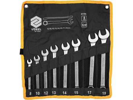 SET CHEI COMBINATE VOREL 51705 SATINATE, CR-V, 8 BUC VOREL - scule electrice si unelte profesionale - BricoMart