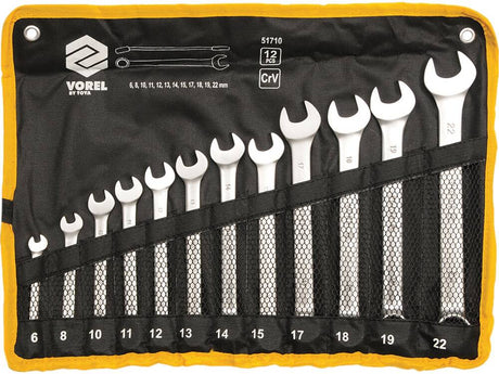 SET CHEI COMBINATE VOREL 51710 SATINATE, CR-V, 8 BUC VOREL - scule electrice si unelte profesionale - BricoMart