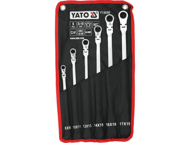 Set chei inelare articulate clichet 6 b YATO YT-50390