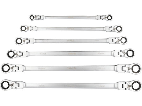 Set chei inelare articulate clichet 6 b YATO YT-50390 - imagine 3