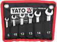 Set chei inelare cu clichet 6 buc. YATO YT-16977