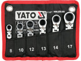 Set chei inelare cu clichet 6 buc. YATO YT-16977 - imagine 2