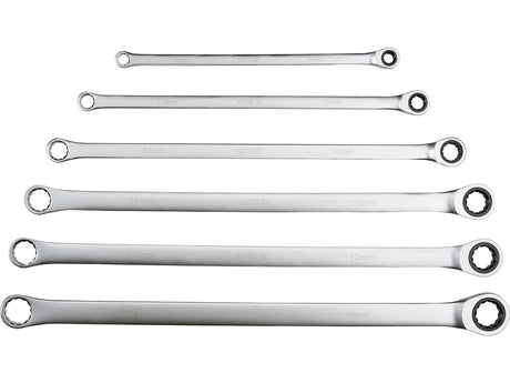 Set chei inelare lungi cu clichet 6 buc. YATO YT-50385 - imagine 3