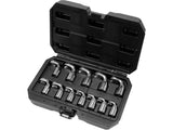 SET CHEI INELARE YATO YT-38550 SEMI-DESCHISE CU ADAPTOR 3/8, 12 PIESE YATO - scule electrice si unelte profesionale - BricoMart