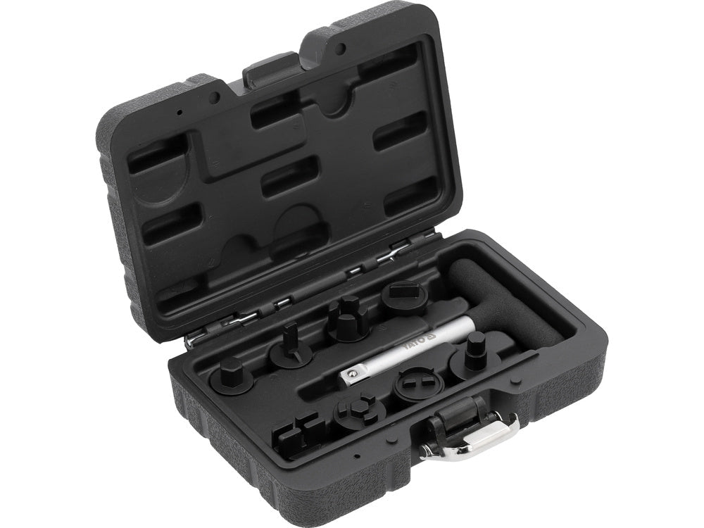 Set chei pentru busoane ulei plastic Yato YT - 05981 , otel CrV , 3/8" , 9BUC YATO - scule electrice si unelte profesionale - BricoMart