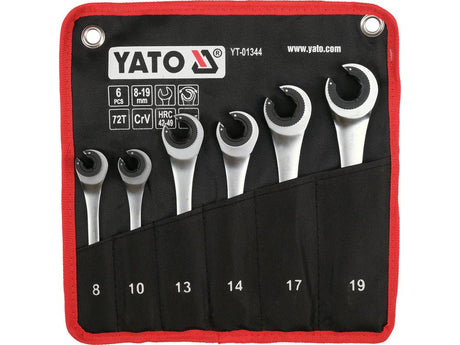 Set chei semideschise 8 YATO YT-01344, 19 mm, 6 buc.
