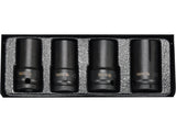 SET CHEI TUBULARE YATO YT-06030 PREZOANE STRICATE, ½”- 4 BUC YATO - scule electrice si unelte profesionale - BricoMart