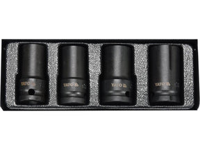 SET CHEI TUBULARE YATO YT-06030 PREZOANE STRICATE, ½”- 4 BUC YATO - scule electrice si unelte profesionale - BricoMart