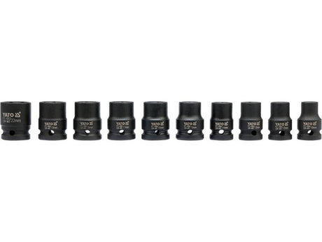 SET CHEI TUBULARE YATO YT-1025 DE IMPACT, 10-22MM YATO - scule electrice si unelte profesionale - BricoMart
