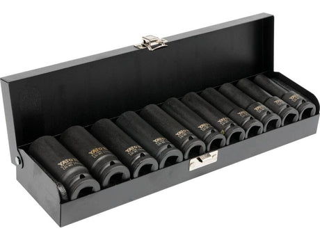 SET CHEI TUBULARE YATO YT-1054 ADANCI DE IMPACT, 11 BUC YATO - scule electrice si unelte profesionale - BricoMart