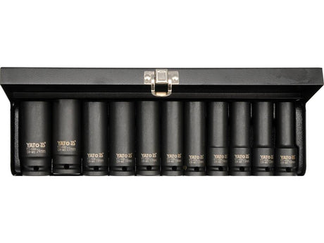 SET CHEI TUBULARE YATO YT-1054 ADANCI DE IMPACT, 11 BUC YATO - scule electrice si unelte profesionale - BricoMart