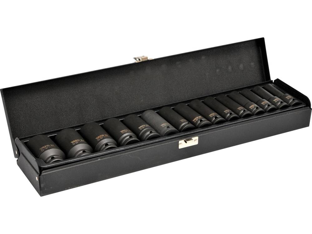 SET CHEI TUBULARE YATO YT-1055 ADANCI DE IMPACT, 15 BUC YATO - scule electrice si unelte profesionale - BricoMart