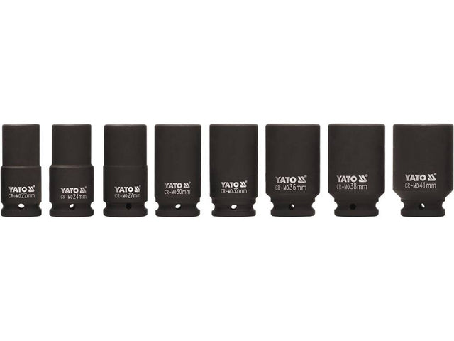 SET CHEI TUBULARE YATO YT-1155 DE IMPACT 22-41MM YATO - scule electrice si unelte profesionale - BricoMart