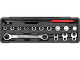 SET CHEIE CU YATO YT-06279 CLICHET CU ACCESORII PENTRU CUREA ACCESORII, 15 PIESE YATO - scule electrice si unelte profesionale - BricoMart