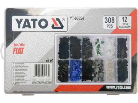 SET CLIPSURI AUTO YATO YT-06654 FIAT 308 BUC YATO - scule electrice si unelte profesionale - BricoMart