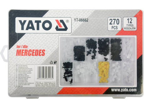 SET CLIPSURI AUTO YATO YT-06662 MERCEDES 270 BUC YATO - scule electrice si unelte profesionale - BricoMart