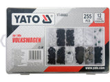 SET CLIPSURI AUTO YATO YT-06663 VOLKSWAGEN 255BUC YATO - scule electrice si unelte profesionale - BricoMart
