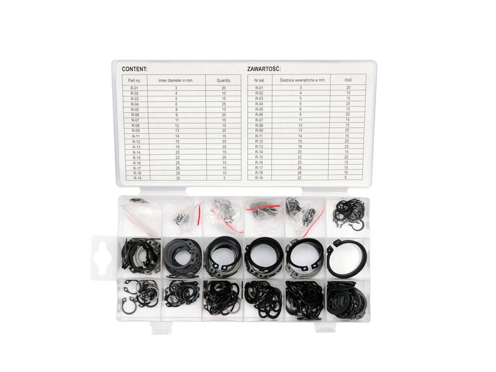 SET COLIERE ZEGGER YATO YT-06880 EXTERIOR, 300 BUC YATO - scule electrice si unelte profesionale - BricoMart