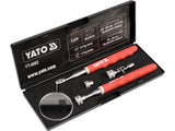 SET CONTROL OGLINDA YATO YT-0662 + TIJA MAGNETICA -4 BUC YATO - scule electrice si unelte profesionale - BricoMart
