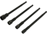 Set de adaptoare magnetice YATO YT-04642, 1/4", 150 mm, 4 bucäţi - imagine 2
