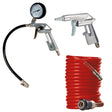 Set de aer comprimat original Einhell din 3 piese (Accesorii pentru compresoarele cu presiune 8 bar, inclusiv pistol de suflare cu aer, dispozitiv de umflare anvelope si furtun de aer comprimat) Einhell - scule electrice si unelte profesionale - BricoMart