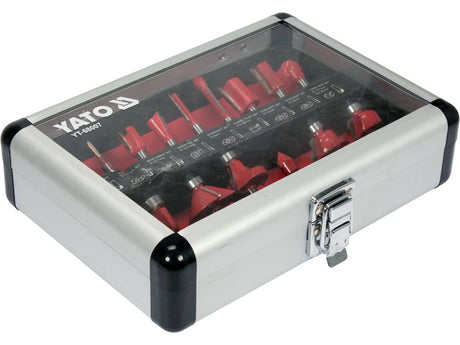 SET DE FREZE YATO YT-68007 PT. LEMN 15 BUC YATO - scule electrice si unelte profesionale - BricoMart