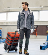 Set de valize originale Einhell E - Case Tower, max. 120 kg, format din 3 valize inclusiv accesorii, depozitare si transport accesorii si scule, stivuibile, conectabile Einhell - scule electrice si unelte profesionale - BricoMart