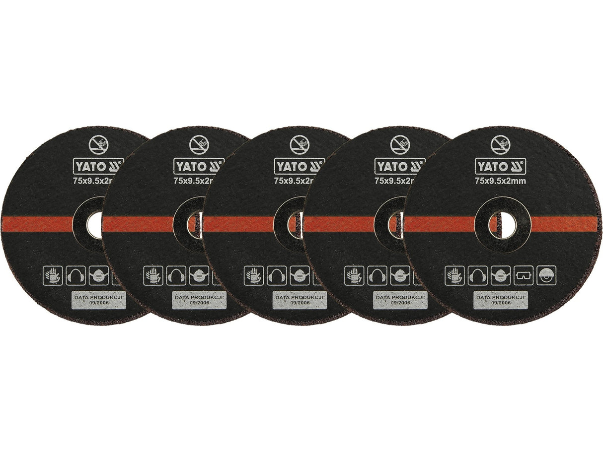 SET DISCURI TAIAT YATO YT-0994 METAL, 75MM YATO - scule electrice si unelte profesionale - BricoMart