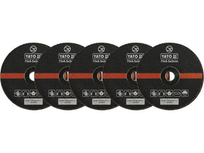 SET DISCURI TAIAT YATO YT-0994 METAL, 75MM YATO - scule electrice si unelte profesionale - BricoMart
