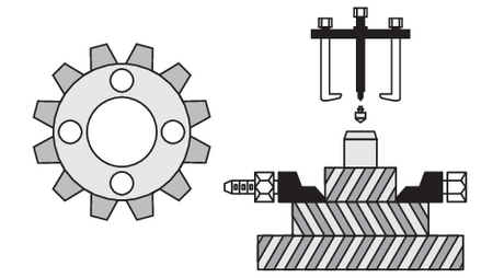 SET EXTRACTOARE RULMENTI, YATO YT-06412 14 BUC YATO - scule electrice si unelte profesionale - BricoMart