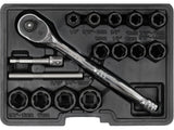 SET EXTRACTOARE SURUBURI DETERIORATE, 16 BUC Yato YT - 05897 Yato - scule electrice si unelte profesionale - BricoMart
